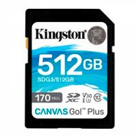 MEMORIA FLASH SD KINGSTON SDXC CANVAS GO PLUS 512GB 170RC10 UHS-I U3 V30(SDG3/512GB) MEMORIA FLASH SD KINGSTON SDXC CANVAS GO PLUS 512GB 170RC10 UHS-I U3 V30(SDG3/512GB)